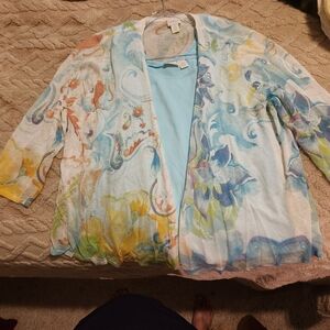 Colorful Floral Cardigan